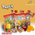 Thạch trái cây 3 lớp Deedo (thùng 12 gói)