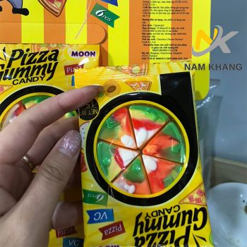 Kẹo dẻo pizza gummy(thùng 12 bịch, mỗi bịch 60 gói)